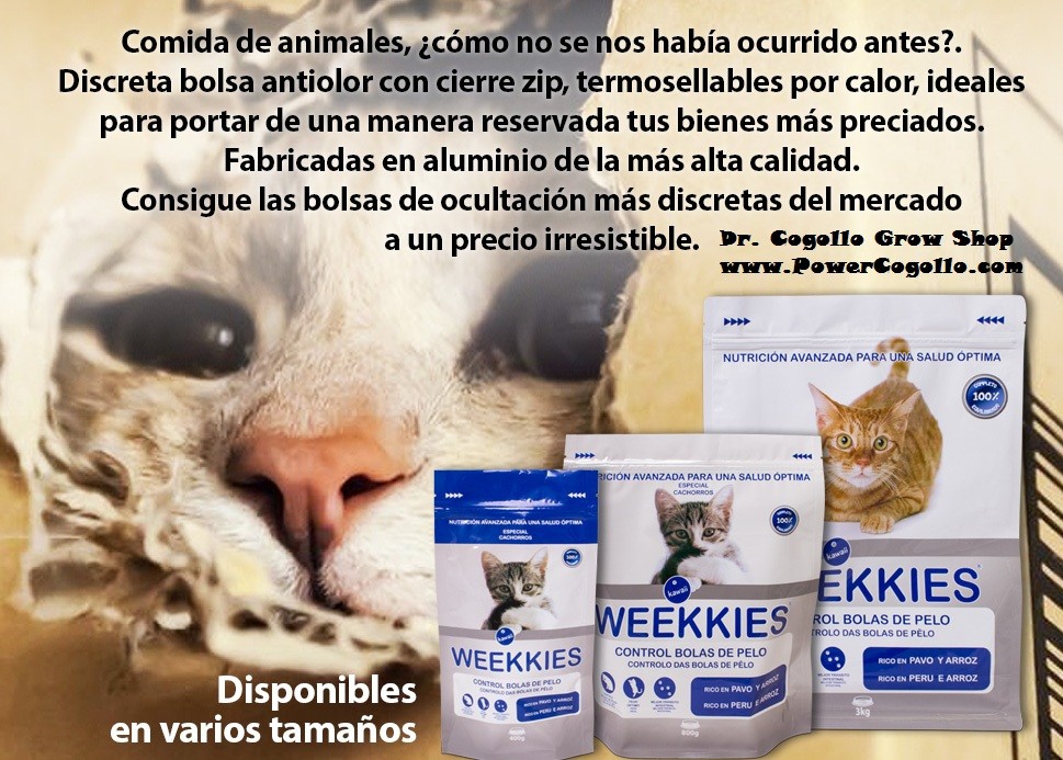 Bolsa Hermética de Ocultación Weekkies 3kg comida de gatos 2