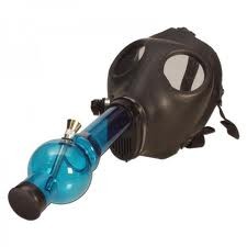 bong máscara de gas para fumar 0