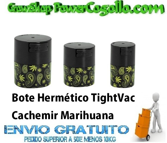 Bote Hermético TightVac Cachemir Marihuana 0
