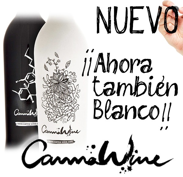 CannaWine Vino Blanco con CBD 0