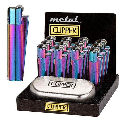 Mechero Clipper Icy Colours + Caja Metálica  (Edición Especial) 0