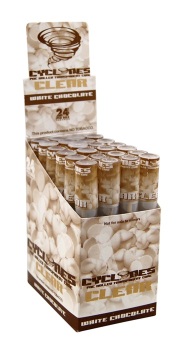 Cono Transparente Cyclones Chocolate Blanco 1