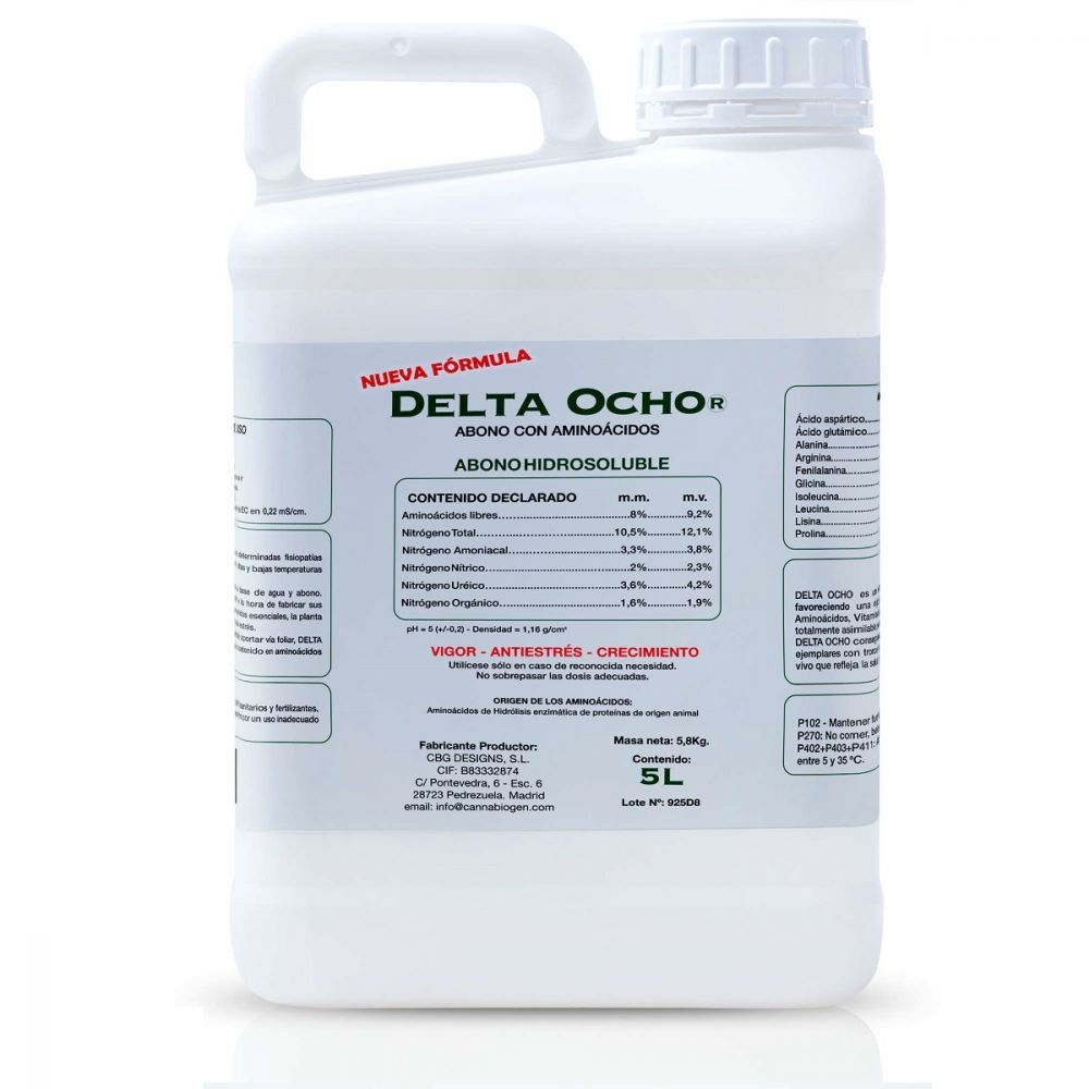 Delta 8 Cannabiogen fertilizante 5 LT 2
