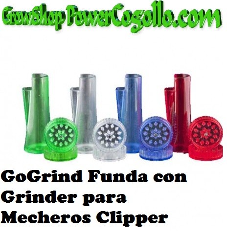 Funda Mechero Clipper con Grinder 3
