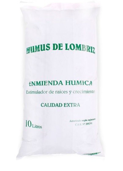 Humus de Lombriz (Enmienda Húmica) 10 litros 2