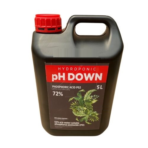 Hydroponic Ph Down 72% 5 Litros 2