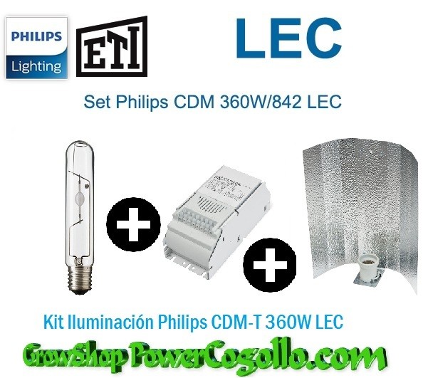Kit Iluminación Philips CDM-T 360W LEC-REFLECTOR STUCCO 1