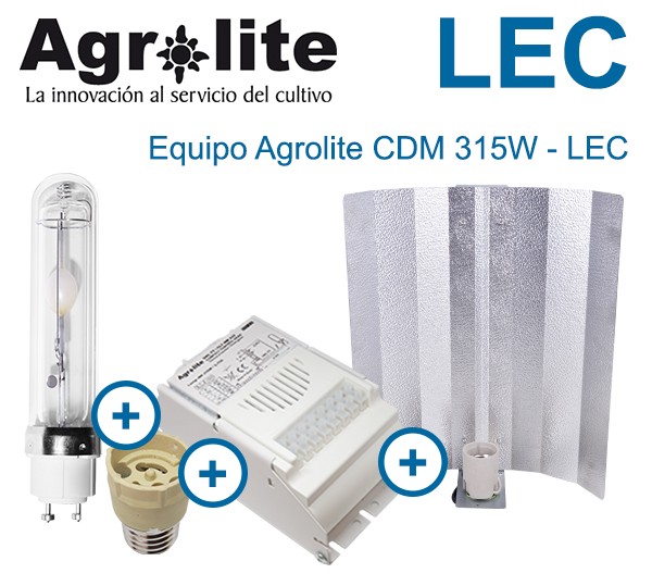 Kit LEC 315W Agrolite Magnético 3000K  1