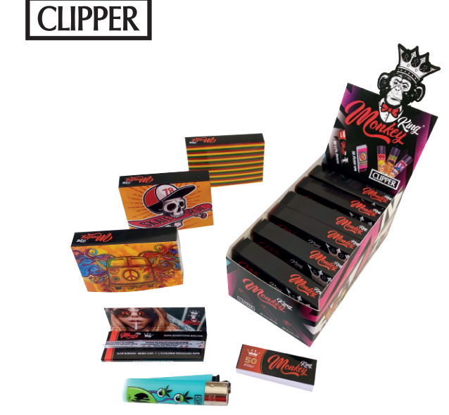 monkey-king-kit-papel-1-4-clipper-tips-8-x-caja 1