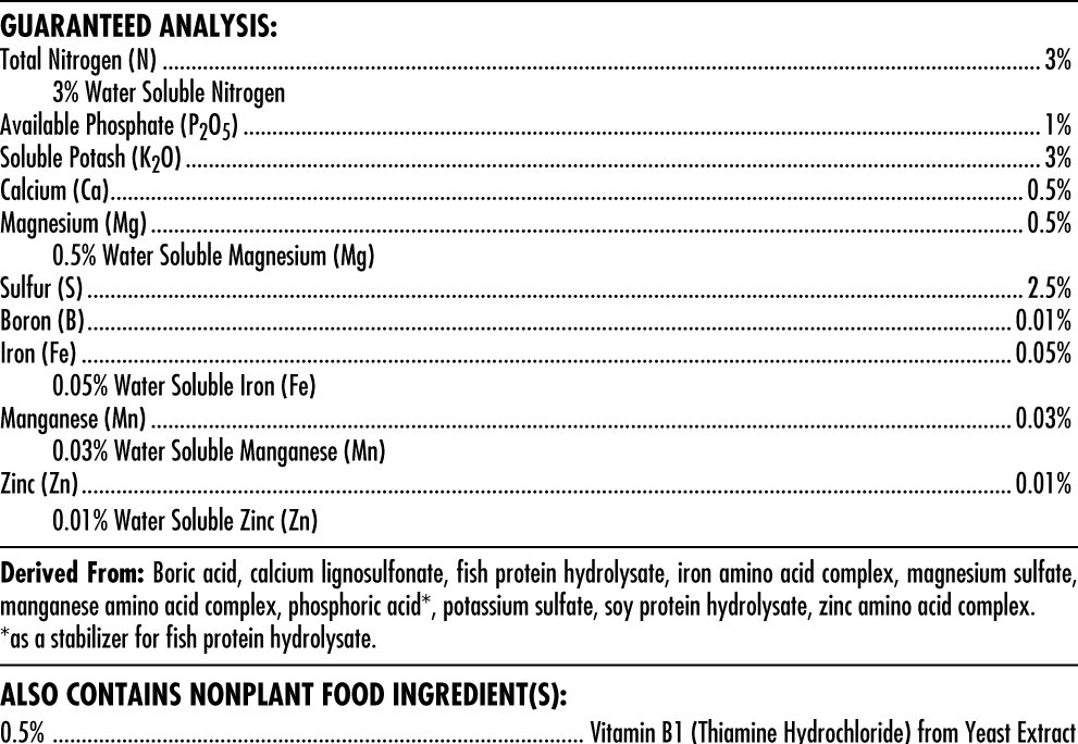 Og Organics Iguana Juice Grow (Advanced Nutrients) Analítica 6