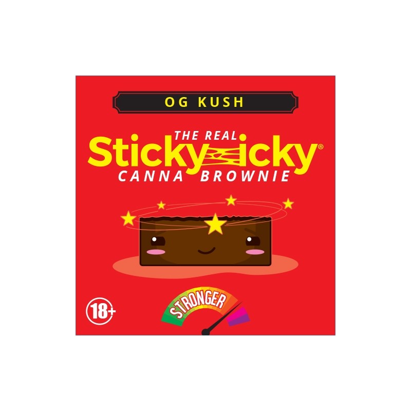 Og Kush Canna Brownie Sticky Icky (Más fuerte) 1