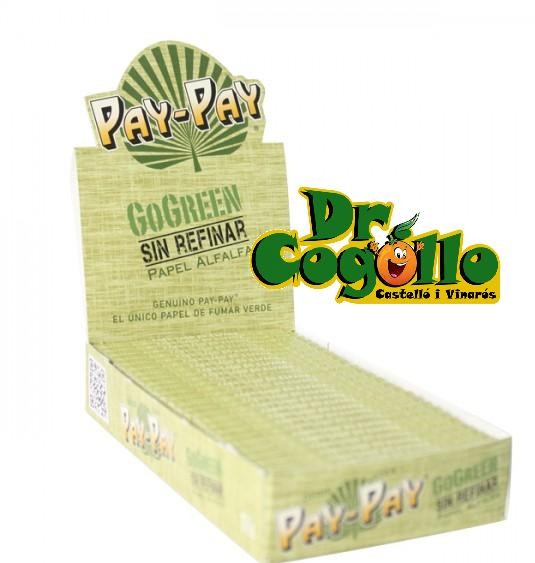 papel fumar pay-pay gogreen 1-4 alfalfa 1