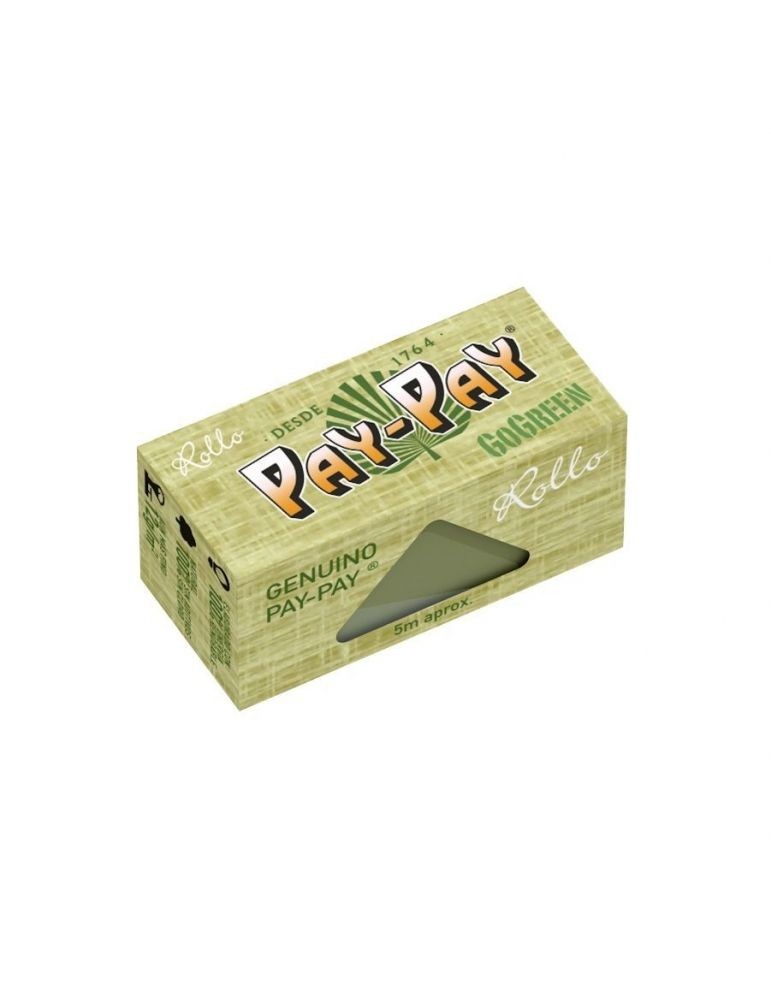 Papel Pay-Pay Rollo 5m GoGreen Verde 0