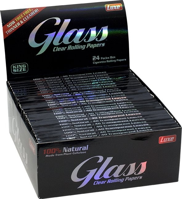 Papel de fumar Papel Transparente K.S. Glass CLEAR Celulosa  0