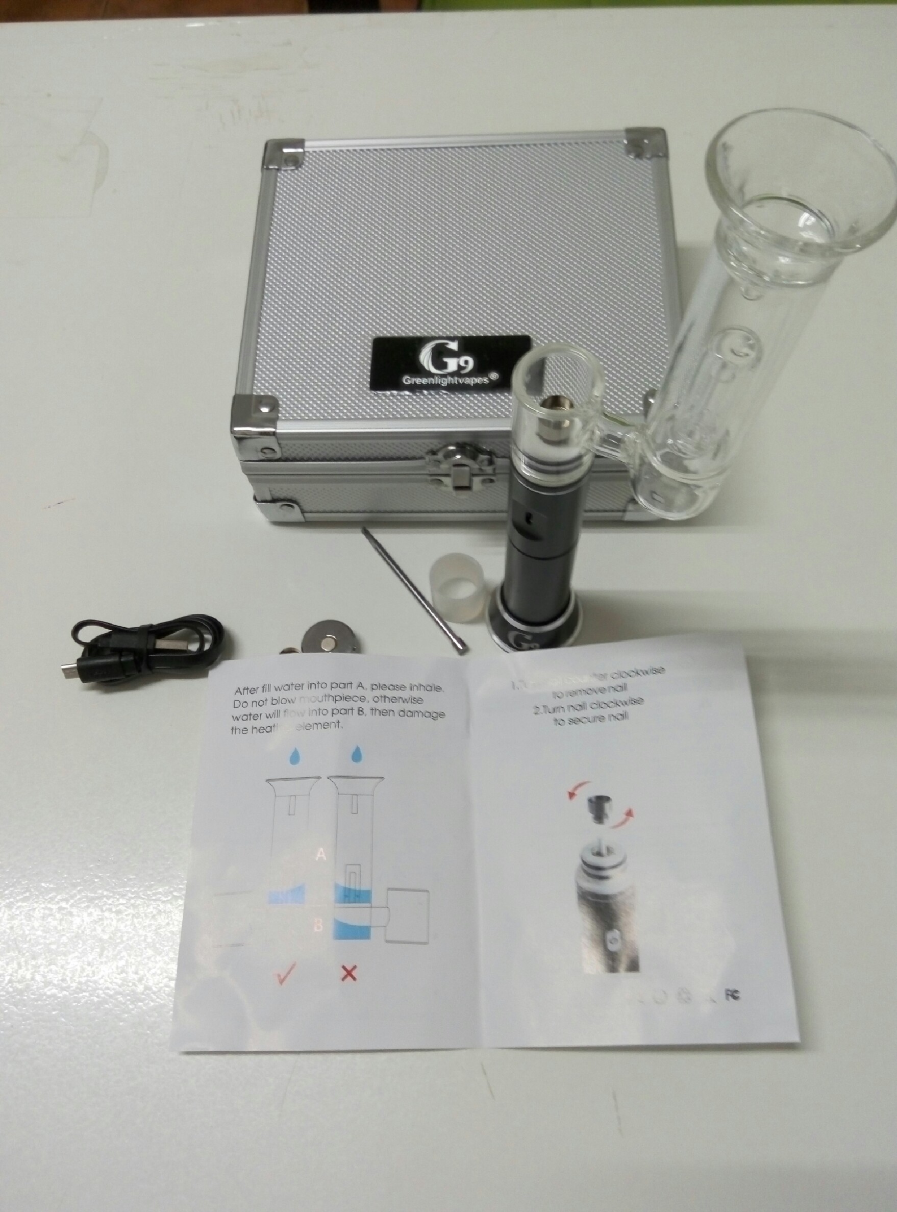 vaporizador H-enail g9 clavo electrico 3