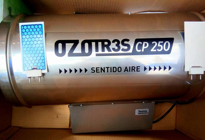 Ozonizador Ozotr3S Conducto 200mm (10000MG/H)
