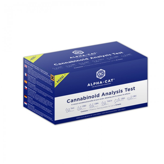 Test Cannabinoides Alpha-Cat Kit Regular de Análisis del Cannabis