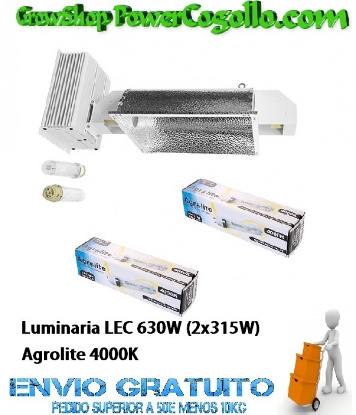 Luminaria LEC 630W (2x315W) Agrolite 4000K