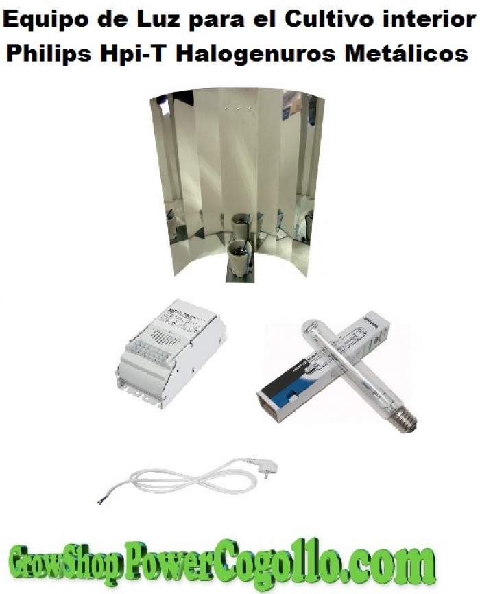 Kit 250w Philips HPI-T Plus Halogenuros Metálicos (Crecimiento)