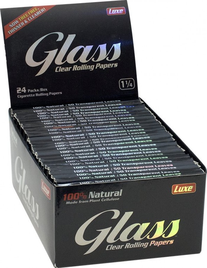 Papel de fumar Transparente Glass 1/4 CLEAR Celulosa Barato