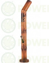 Bong Bambú Hoja de Marihuana 53cm