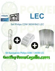 Kit Iluminación Philips CDM-T 360W LEC-REFLECTOR STUCCO