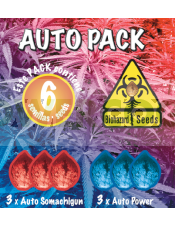 Auto Pack 6 Semillas (Biohazard Seeds) Feminizadas Cannabis-Marihuana Autofloración 