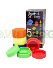 Bote Silicona para BHO Secret Oil Box (5 unidades)