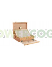 Caja 00 Box Curado (Madera Cedro) Mediana  La 00BOX es una caja de cedro para curar la marihuana con una malla en el fondo para filtrar la glándula, y con un cajón inferior donde puede recogerse con facilidad.  El cedro es la mejor madera noble para curar