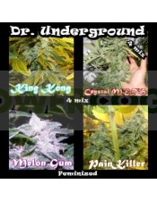 Killer Mix 4 (Dr. Underground Seeds) Pack 4 Semillas Feminizadas Cannabis