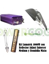 Kit Lumatek 1000W Reflector Adjust Enforcer Medium