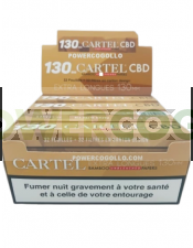 PAPEL DE FUMAR CARTEL 130 CBD + BOQUILLAS NATURAL