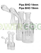 Pipa agua BHO Bubbler Borosilicato 14 mm
