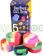 Bote Silicona para BHO Secret Oil Box (5 unidades)