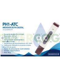 Medidor pH PH1 ATC (Wassertech)