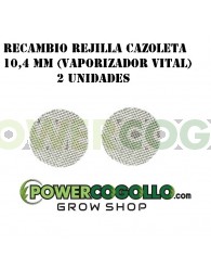 RECAMBIO REJILLA CAZOLETA 10,4 MM (VAPORIZADOR VITAL) 2 UNIDADES