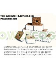 Taco AgraWool 7.5x7.5x6.5cm Plug 28x35mm